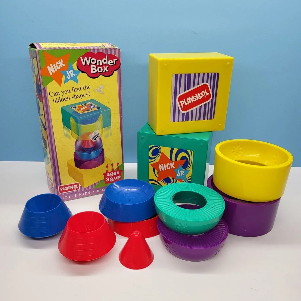 Nick Jr Hasbro Wonder Box‎ Playskool Preschool Learning Cube Stack Nickelodeon